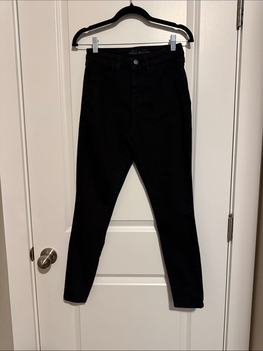 wild fable Black High-Rise Skinny Jeans